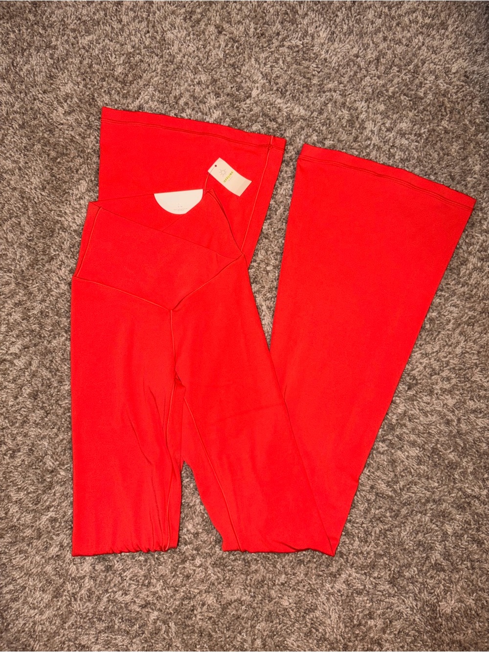 Aerie Offline Crossover Flare Leggings- XXS